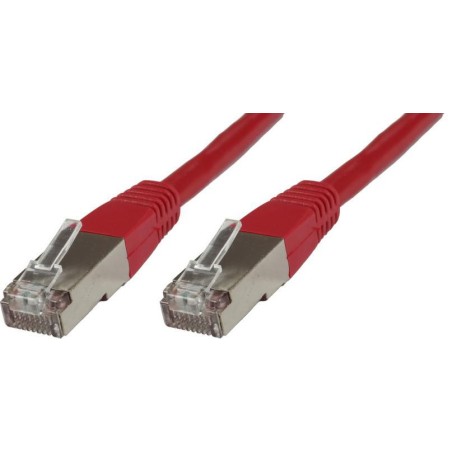 High-Quality MicroConnect FUTP CAT6 0.25m Red LSZH Ethernet Cable - STP60025R